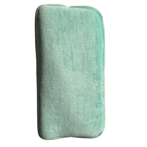 NEW Juicy Couture Light Blue Velour Cosmetic Makeup Travel Bag & Bottle - Picture 7 of 14